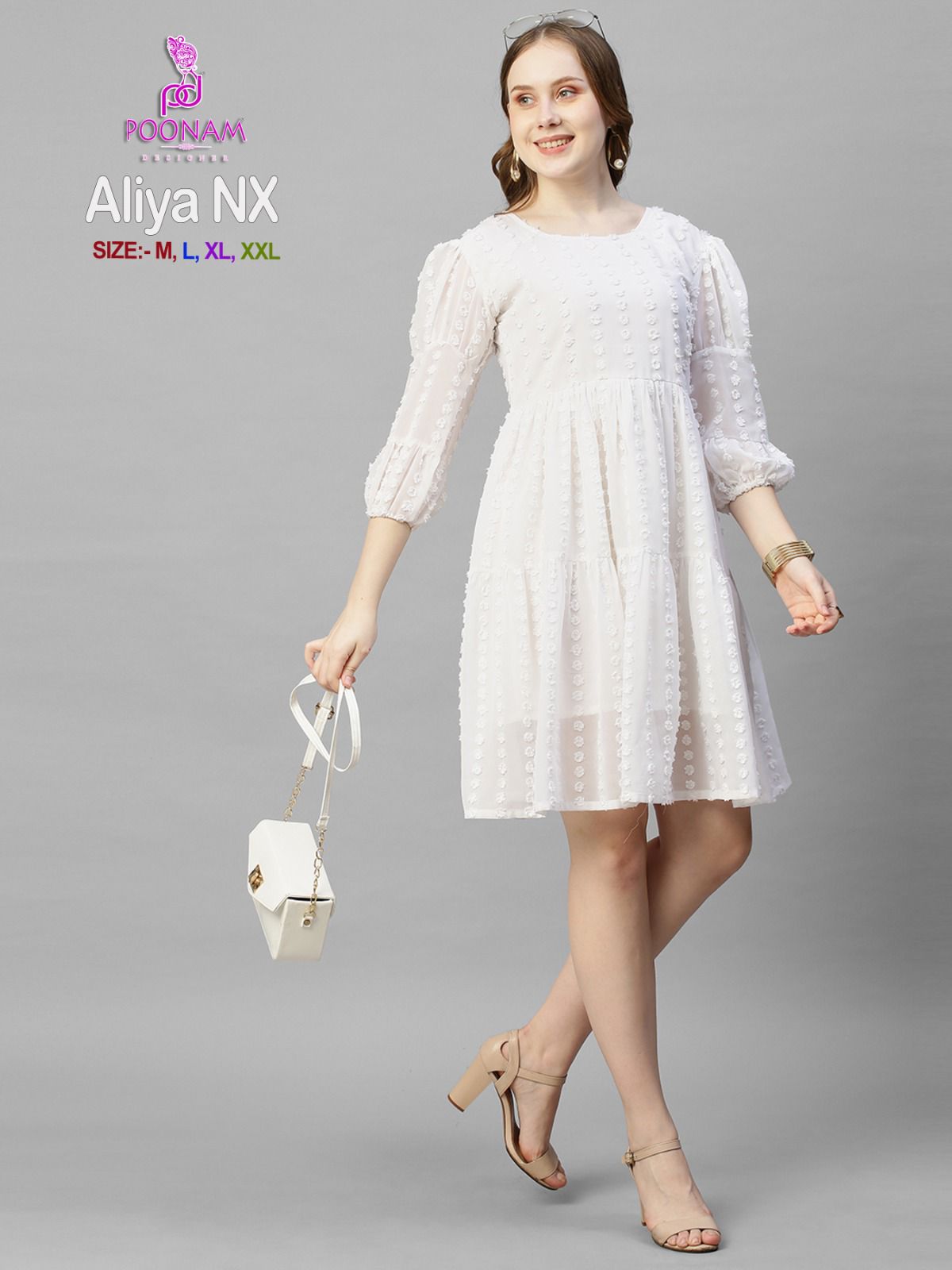Poonam Aliya Nx Short Party Wear Kurtis Catalog
